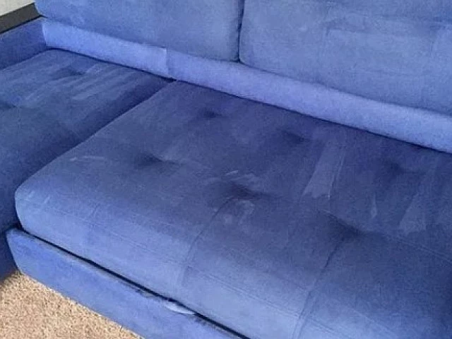 Химчистка синего дивана